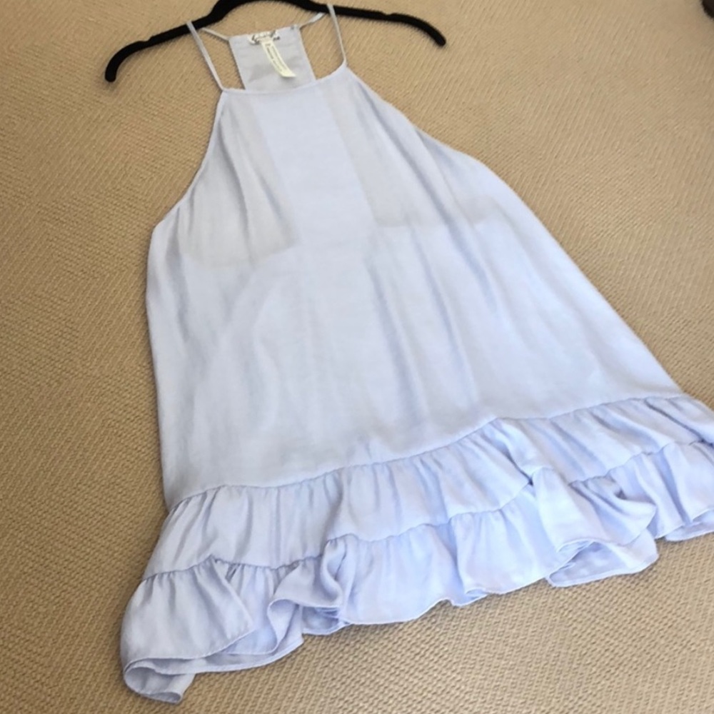 Free People low cut Razorback light purple dress